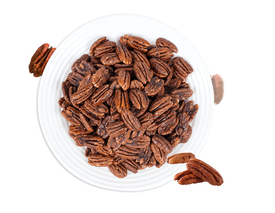 Melkachtige smaak pecannoten noten
